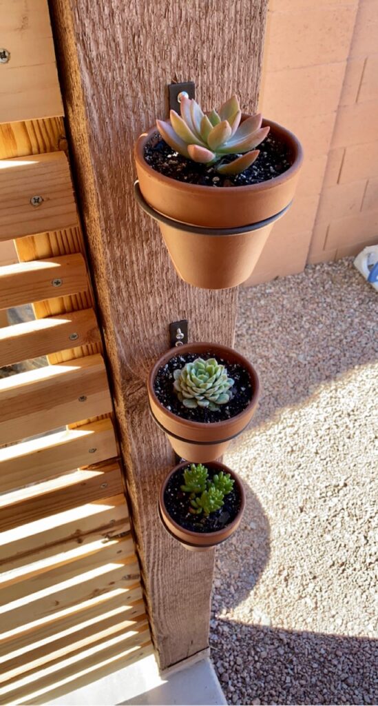 patio wall planter